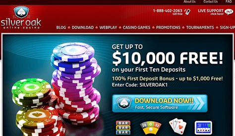 silver oak casino weekly bonus